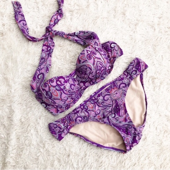 Old Navy Other - OLD NAVY Paisley Printed Push Up Bikini Swim Suit